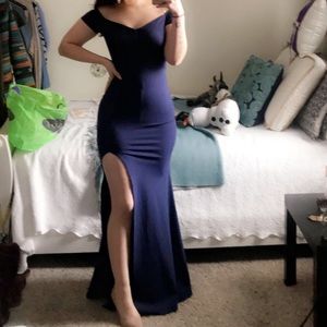 Navy blue dress